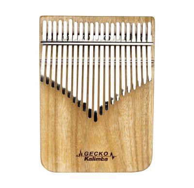 China EVA 21 Finger Thumb Master Piano Natural Wooden Kalimba Wooden Minstrument Kalimba Comphor Comphor GECKO for sale