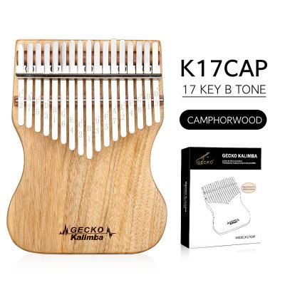 China Wholesale durable gecko kalimba 17 keys mbira inch piano K17CAP for sale