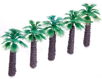 China Architectural plastic miniature scenery palm tree for sale