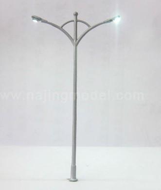 China model COPPER light with LED light pole Lamppost landscape lighting for model scenry for sale