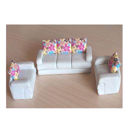 China 2014 new Soft Pottery Sofa,Miniature Ceramic Sofa Furniture Model for indoor model for sale