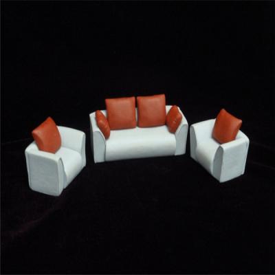 China all kinds of Soft Pottery Sofa,Mini Ceramic Sofa Furniture Model for architectue model for sale