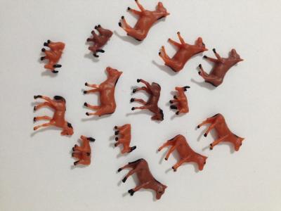 China ABS plastic animals cows,horse and sheep on the farm, Model architectural design for sale