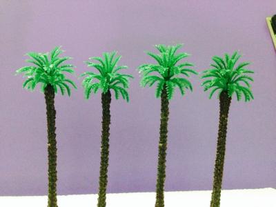 China 50mm high scale model plastic Palm trees for Architecture Models for sale