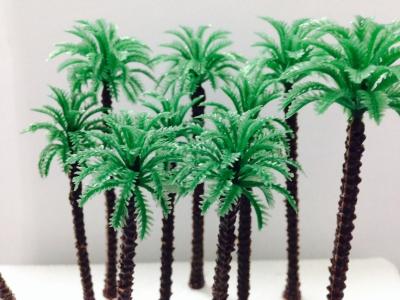 China 100mm high scale model plastic Palm trees for Architecture Models for sale