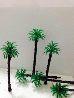 China 140mm high scale model plastic Palm trees for Architecture Models for sale