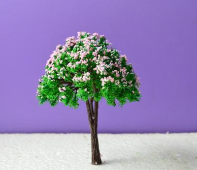 China Favorites Compare hot sale architecture scenery Scale Model Tree colorful model tree 8cm for sale