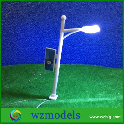 China Street Garden Park Single Head Lights Lamppost Model Layout N Scale 1/150 for sale