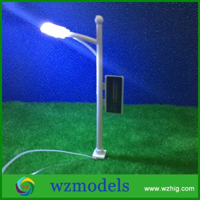 China 1/100 Scale Train architectural Layout courtyard Lights Model Lamppost Lamp Single-End for sale