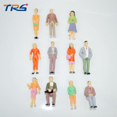 China 1:25 ABS plastic scale train building painted peopleModel Train Passenger figures for model building materials for sale