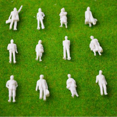 Китай 1:87  Model Train Passager Figures Unpainted Little People Model Building Layout Toy Figures for Kids продается