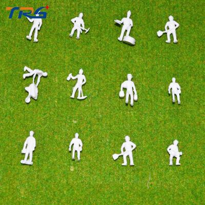 Китай HO scale 1:87  Train Railway Workers Figures Unpainted Little People Model Building Layout Toy Figures for Kids продается