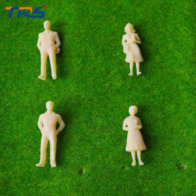 China 2017 new  1/42 4.2cm  skin color ABS plastic figure for architectural building model making train layout scenery for sale