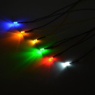 China 30cm long colors Led light with line DC3V for model train layout architecture scale models for sale