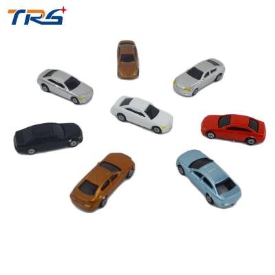 China 1:200 ABS plastic scale model painted car for architecture  train layout for sale