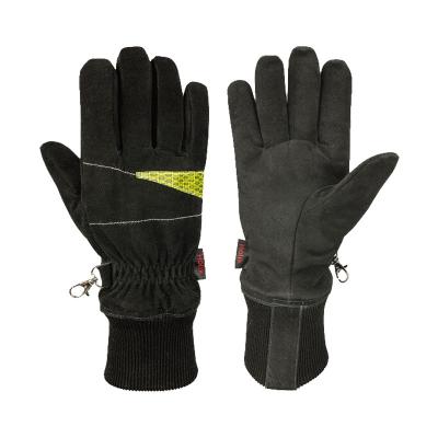 China Flame Retardant Material Flame Retardant Rescue Fire Fighting Aramid Heat Insulation Firefighting Firefighting Gloves for sale