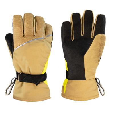 China Fire Resistant Fire Fighting Gloves Made Of Aromatic Used In Fire Fighting And Rescue 8085-11 for sale