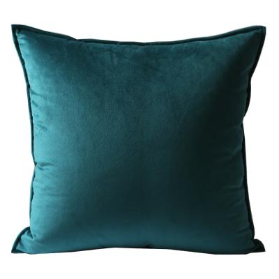 China Other Nordic Single Velvet Pillow Sofa Pillow Cushion Living Room Solid Color Backrest for sale