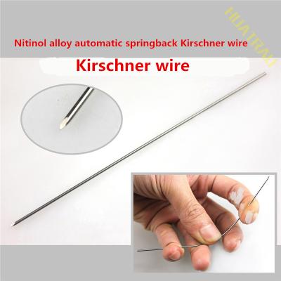 China Automatic Orthopedic Instrument Medical Nitinol Alloy Straighten Kirschner Thread Needle 1.1 ao Small Synthes Cannulated Screw Guide Pin for sale