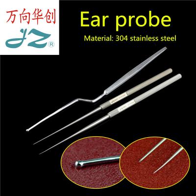 China Ear Otolaryngology Surgical Instrument Otorhinolaryngology Medical Probe Otology Small Ear Ear Canal Needle Ball Tip Microscopic Ear Head for sale