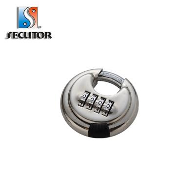 China Use on Vending Machines Inoxidable 304 Stainless Steel Discs Combination Pad Lock / Digit Combination Padlock for sale