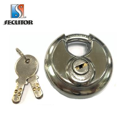 China Use On Vending Machines Waterproof Stainless Steel Anti Drill Disc Padlock for sale