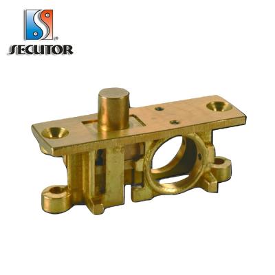 China Locksmith Solid Brass Bottom-Rail Mortise Door Lock Products for sale