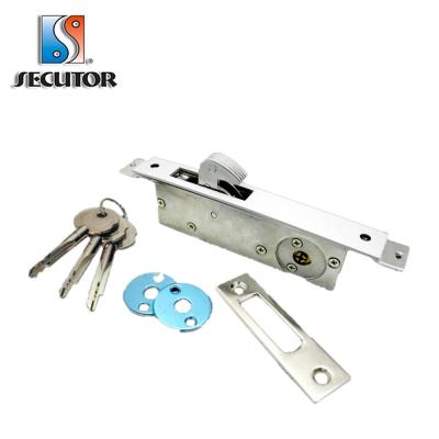 China Sliding door throw bolt iron cross brass steel key 1 inch mortise lock/mortise lock for sliding door for sale