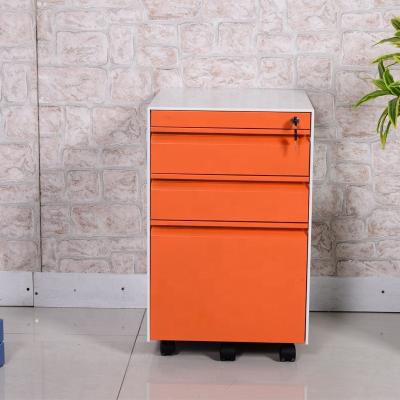 China Hot Sale Factory Directly Adjustable Pedestal Cabinet Metal Storage Movable 3 Drawer (Other) Filing Cabinet for sale