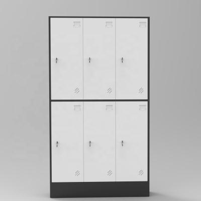 China New Arrivals High Quality Hot Selling Style Adjustable (Size) Modern Metal Wardrobe Steel Wardrobe for Dormitory for sale