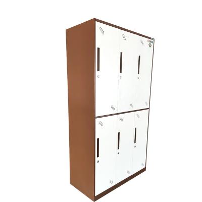 China (Other) Adjustable Customized Steel Iron Cabinet Clothing Wardrobe Locker for sale