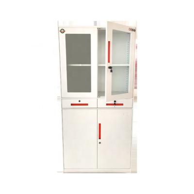 China Hot Sales New Arrivals Metal Steel Cabinets (Others) Office Furniture Cabinet Adjustable Glass Folder Hot Commercial Storage Cabinet for sale