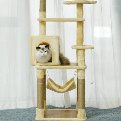 China WILLGIN Stocked 2021 New Arrive Hot Sale Pet Products For Wooden Cat Tree Cat Tree Wooden Cat Tree for sale