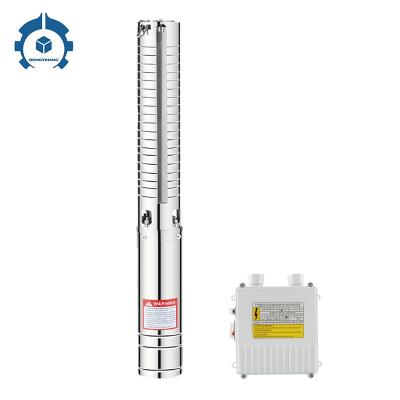 China High Efficiency 0.55KW 0.75HP 304 Stainless Steel Deep Well Submersible Sewage Pump For Agricultural for sale