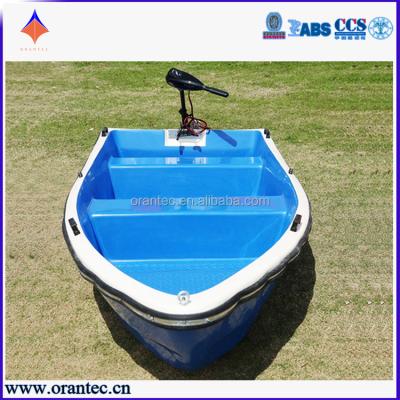 China Hot sale fiberglass double decker 3m length 1.2m width 60kg weight FRP fishing boat for sale for sale