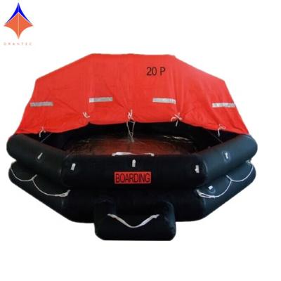 China Waterproof Fabric CCS GL SOLAS Inflatable Jet Life Raft Overboard Boat for sale