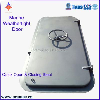 China Marine Steel Marine Self Closing Fireproof Watertight Door with Single Handlewheel for sale