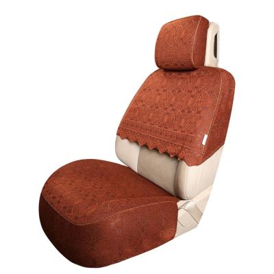 China Business/Factory Direct Sales Luxury Lace Up Half Cut Car Seat Cover Towel Towel Seat Covers for sale