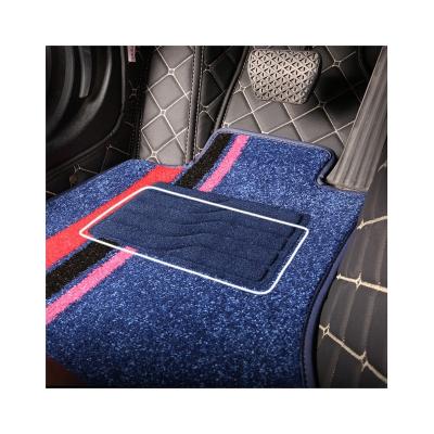 China Manufacturer Car Trunk Mat t Professional Luxury Embroidered Car Mats Easy Cleaned 4 Pieces Universal for sale