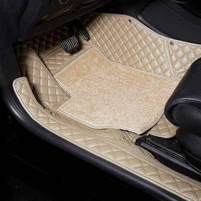 China Front Rear Floor Mat Custom PVC Black Car Mats Easy Cleaned Car Boots Mats for sale