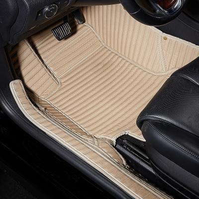 China Car Floor Mat Set 5d Right Hand Drive Easy Cleaned Leather Universal Car Floor Foot Mats for sale