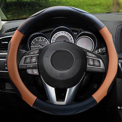 China Perfect Fit Car Accessories Universal Steering Wheel Cover With Needles 18 16 13 Inch Steering Wheel Cover for sale