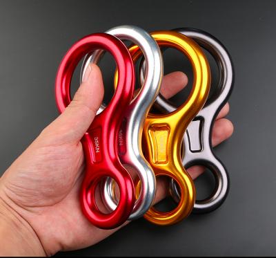 China Unisex Outdoor Climbing Rescue Descent Grab Clip Rope Stop Descent Brake Hook Climbing Accessories for sale