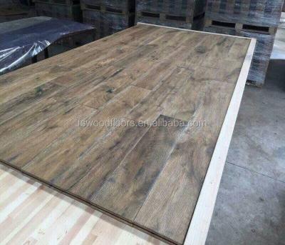 China CDE Modern Grade Distressed Look Oak Hardwood Flooring - 5