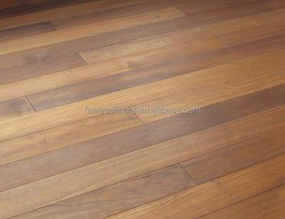 China Modern Asian Teak Long Plank Finish Oil Wood Flooring for sale