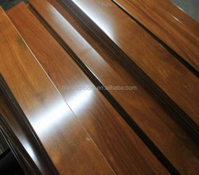 China Modern High Gloss Cumaru Hardwood Flooring for sale