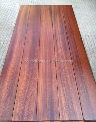 China Straight Grain Modern Natural African Teak Parquet Flooring for sale