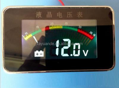 China ABS Digital Motorcycle Colorfull Digital VOLTMETER 9-36V for sale