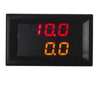 China DC 4.5-30V 0-50A Industrial Voltmeter Dual LED Digital Voltmeter And Ammeter for sale