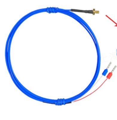 China M3 M4 bolt head1m 1.5m 2m cable 3D printer thermocouple screw temperature plastic temperature sensor K type 3m sensor for sale